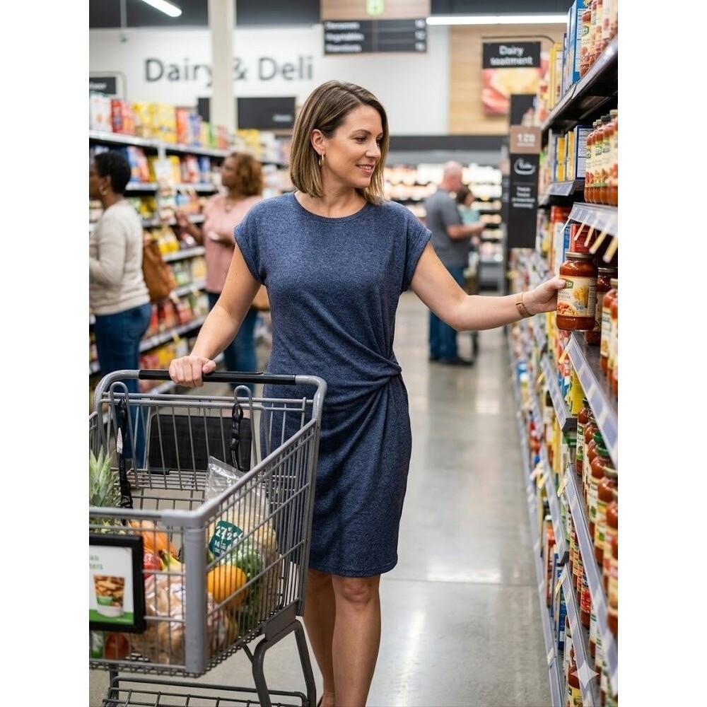 GAP Tie-Knot knit Dresses NAVY,  MP size